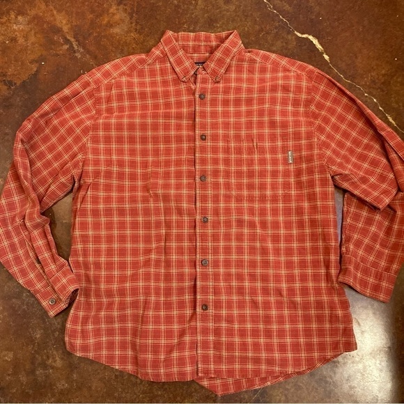 Woolrich Other - Mens Woolrich Red Plaid Long Sleeve Button Front Shirt